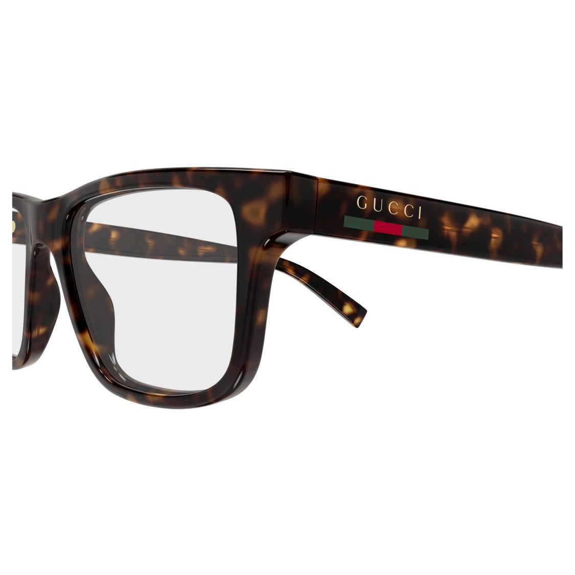Gucci Gg1987o Rectangular Tortoiseshell Frame Eyeglasses