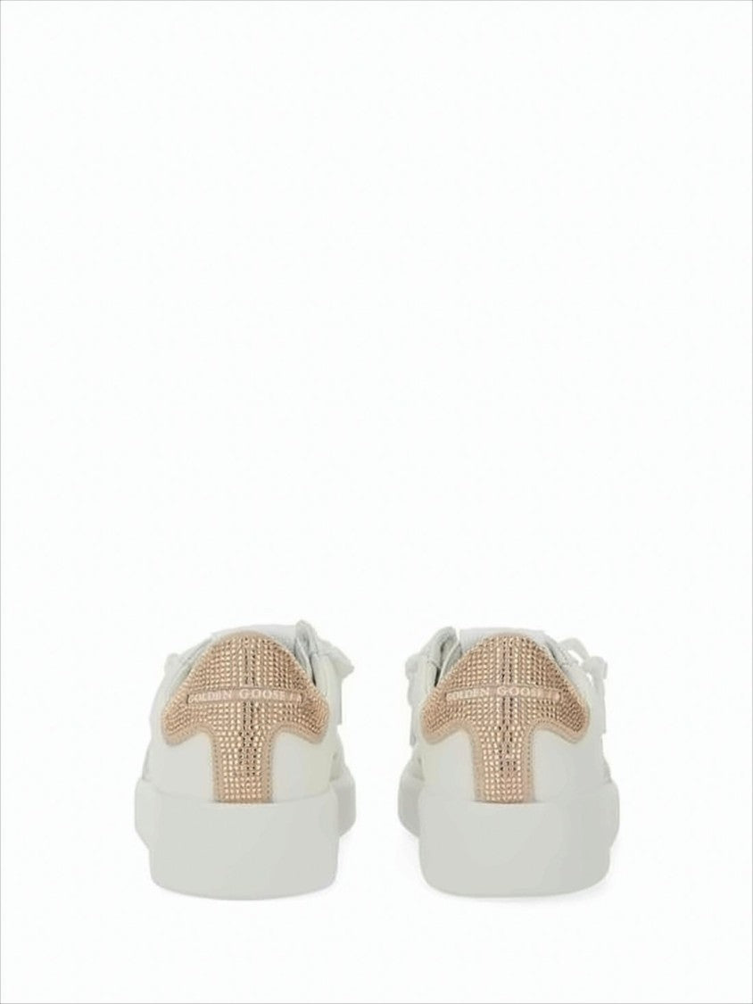 Golden Goose Smooth Leather Low-Top Sneakers With Tonal Star Accents