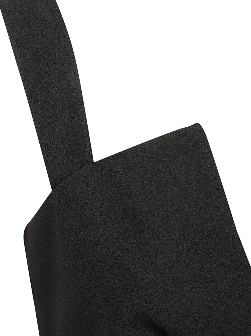 Givenchy Fitted Black Dress With Deep V-Neckline