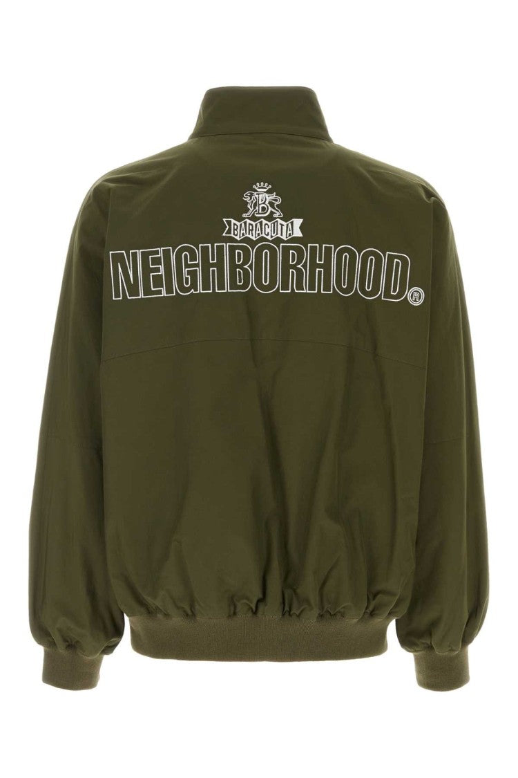Baracuta Army Green Polyester Blend Jacket