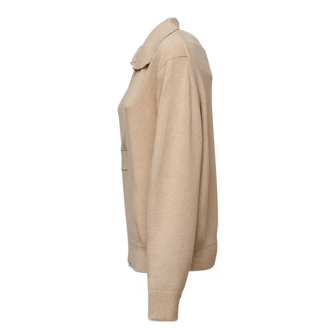 Victoria Beckham Cashmere-Blend Polo Collar Sweater