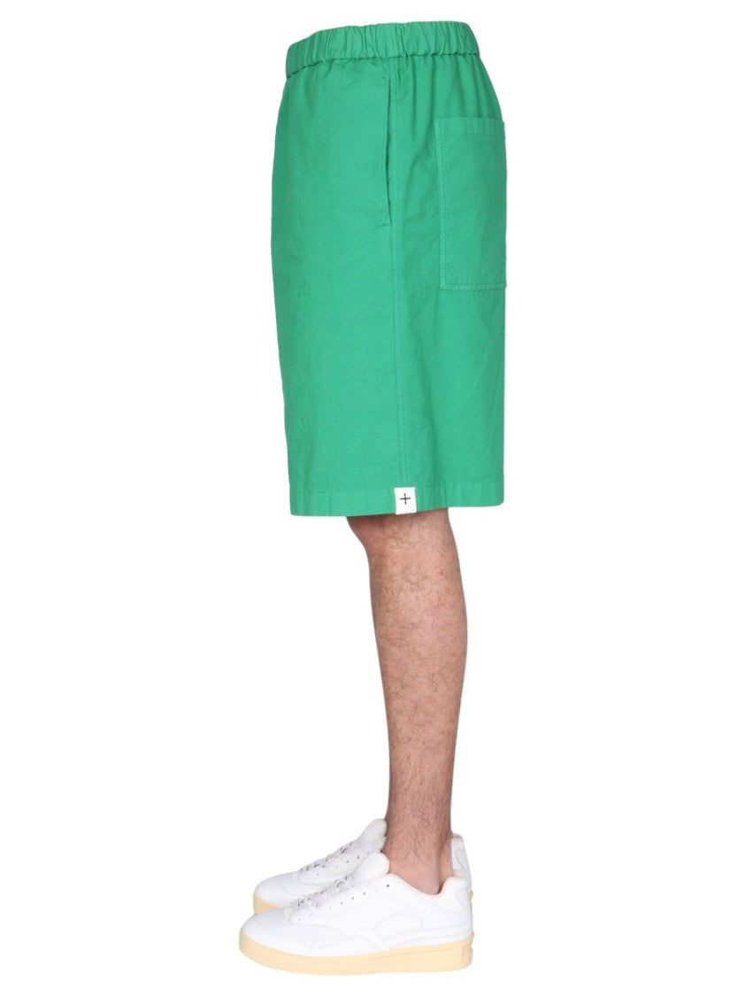 Jil Sander Bermuda Shorts With Adjustable Waistband