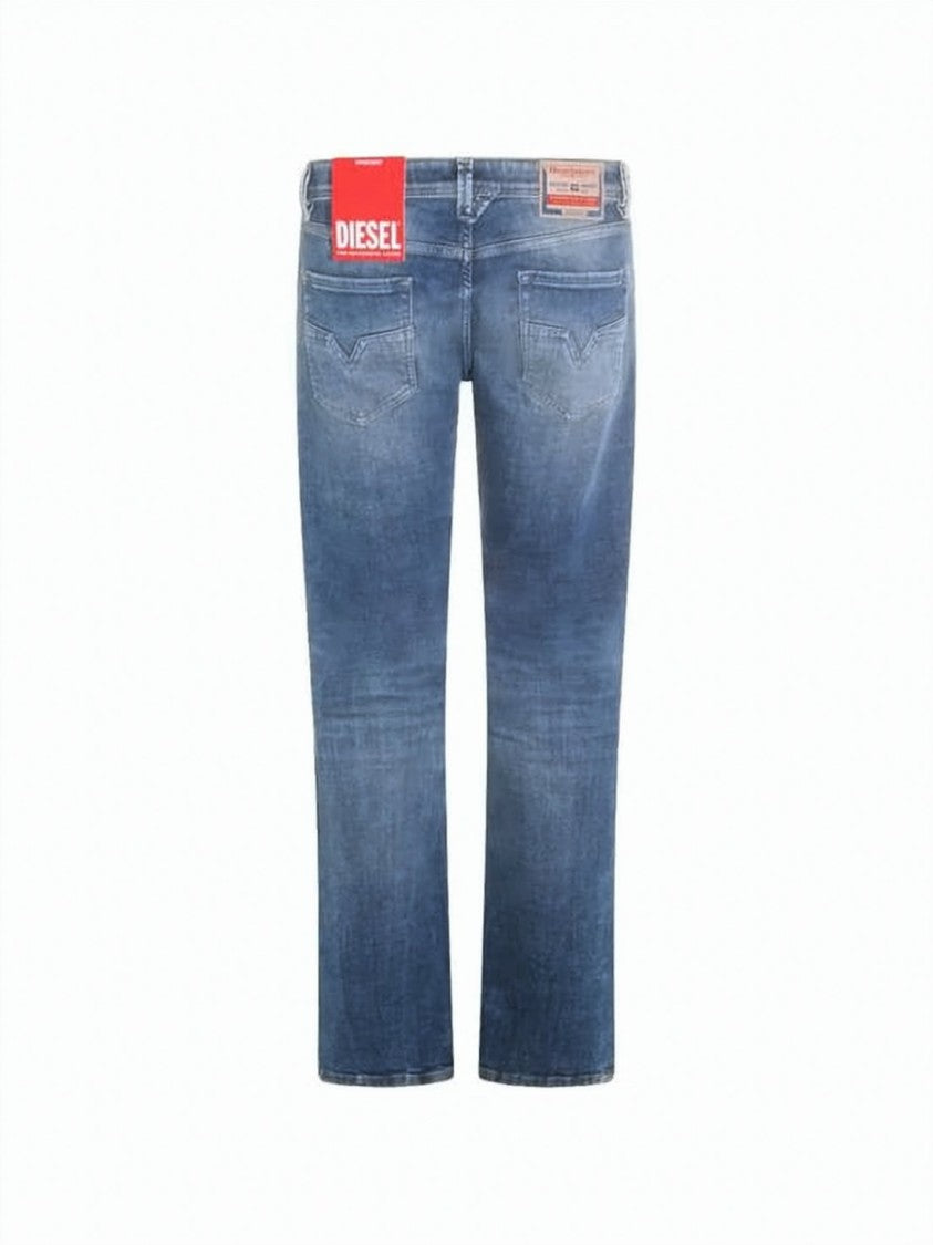 Diesel Regular Fit Denim Jeans With Classic Five-Pocket Design