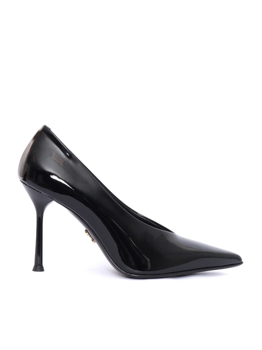 Sergio Levantesi 56 Black Patent Leather Pumps