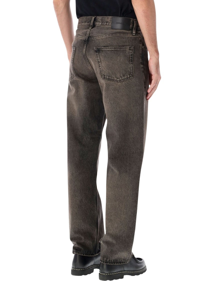 Sunflower Dirty Tint Organic Cotton Vintage Twisted Seams Loose Jeans