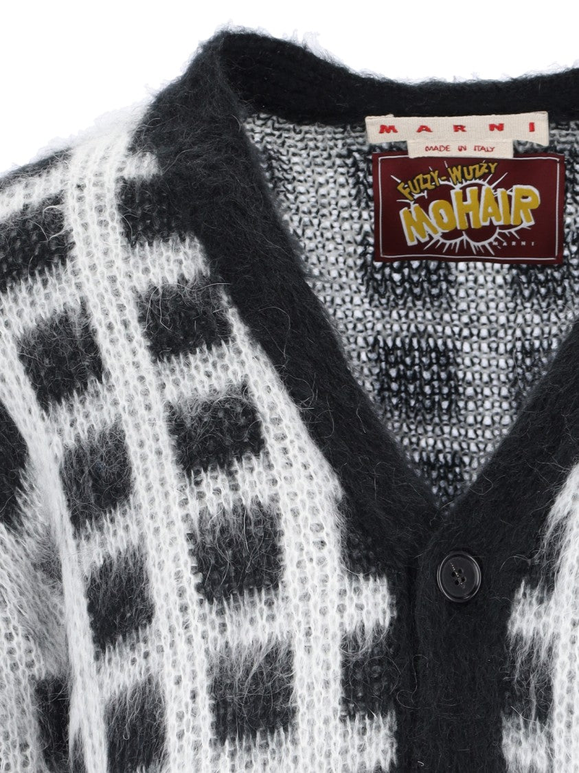 Marni Mohair Cardigan – Black