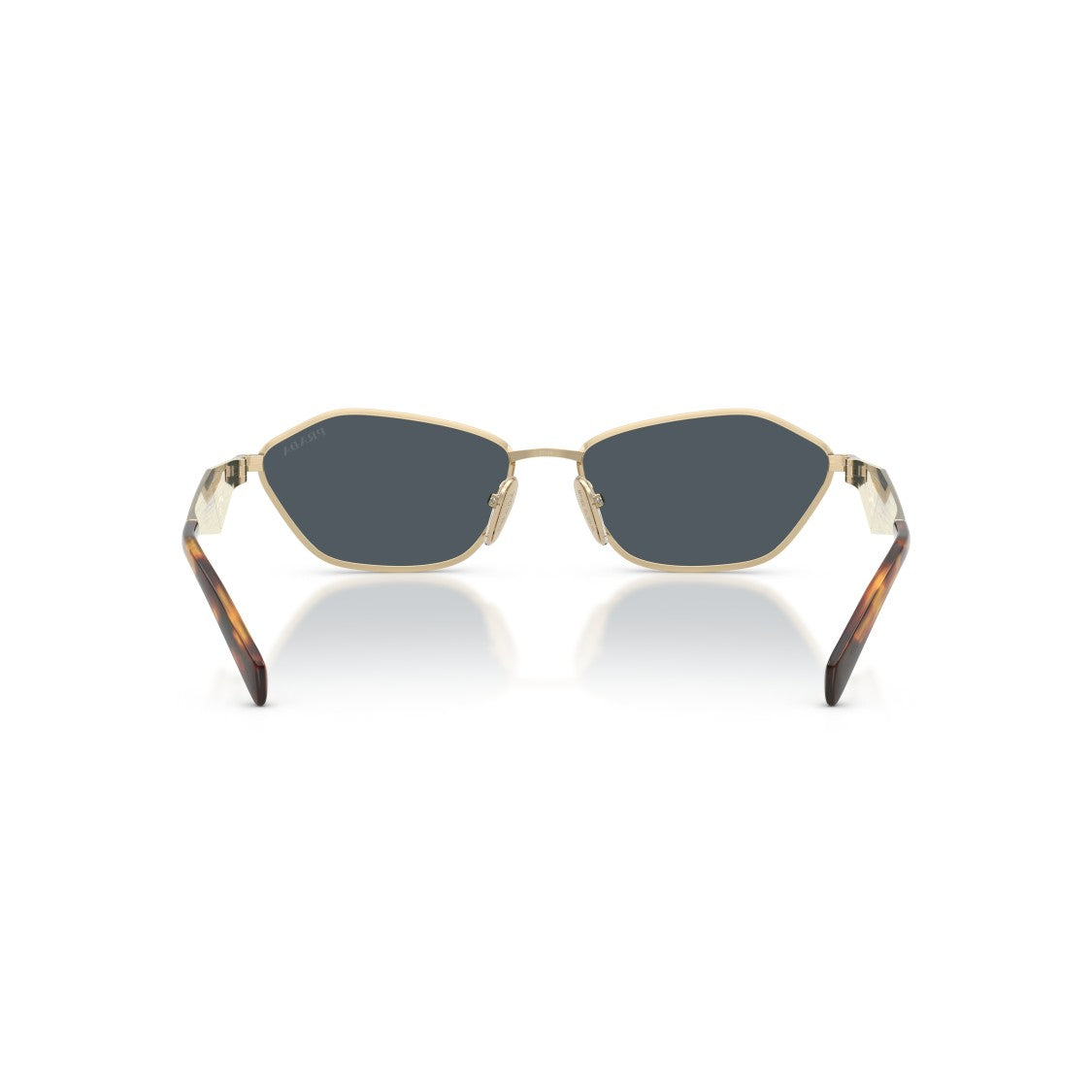 Prada 0Pr D50s Angular Gold Sunglasses