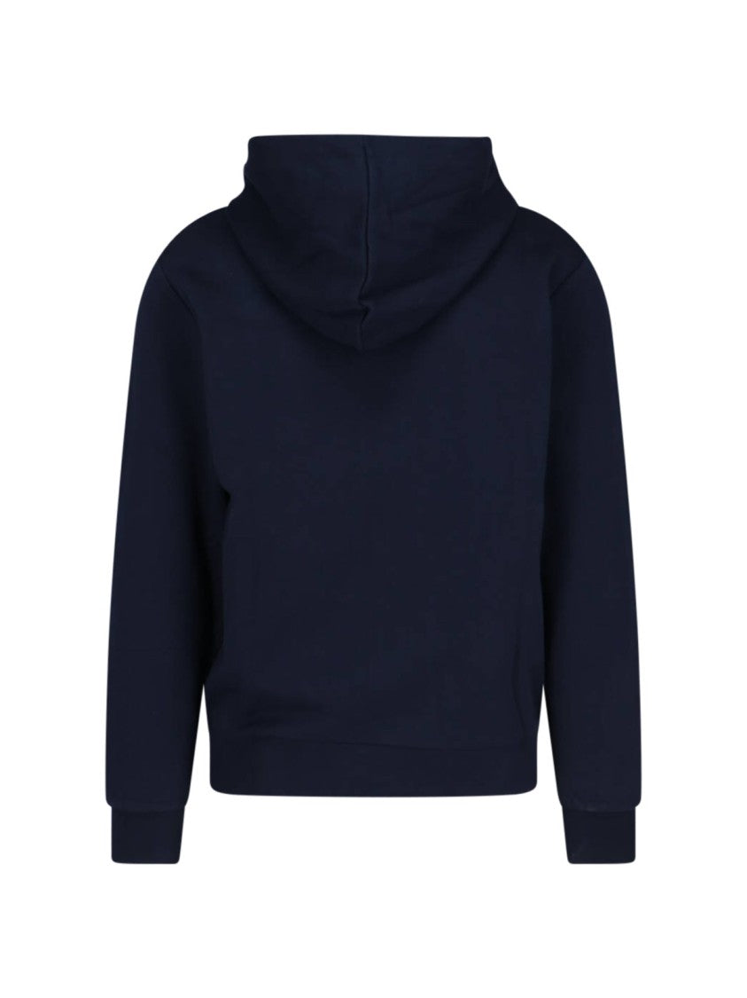 A.P.C. Logo Hoodie – Blue