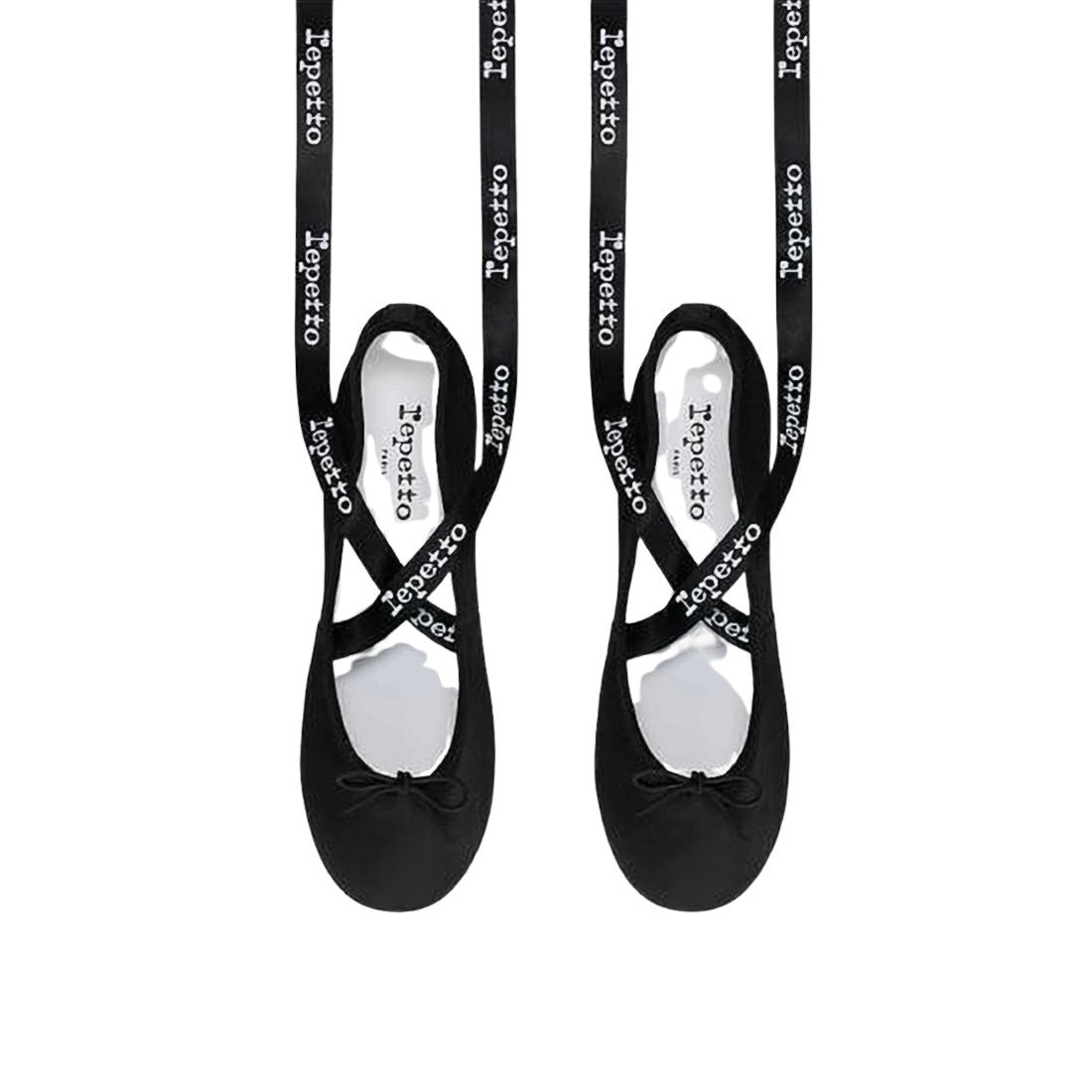 Repetto Ankle-Wrap Flat Shoes With Bow Detail