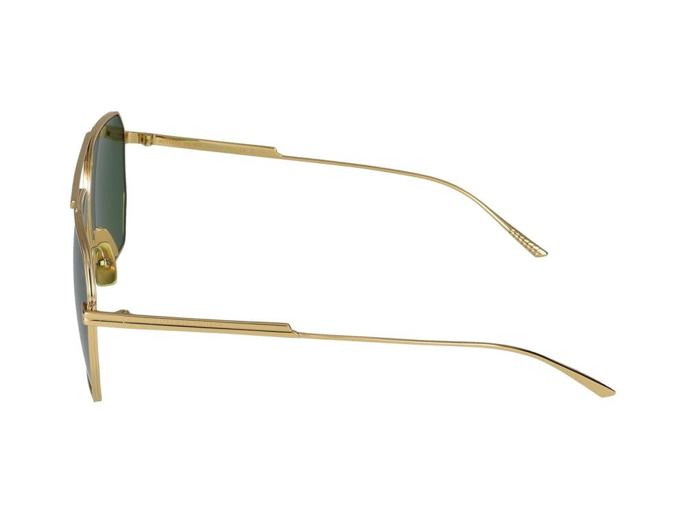 Bottega Veneta Sunglasses Bv1012s 004 Gold Gold Green 60/13/145
