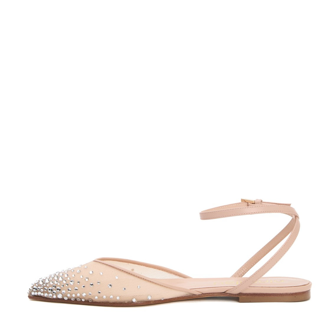 Ninalilou Low Slingback Net Rhinestone