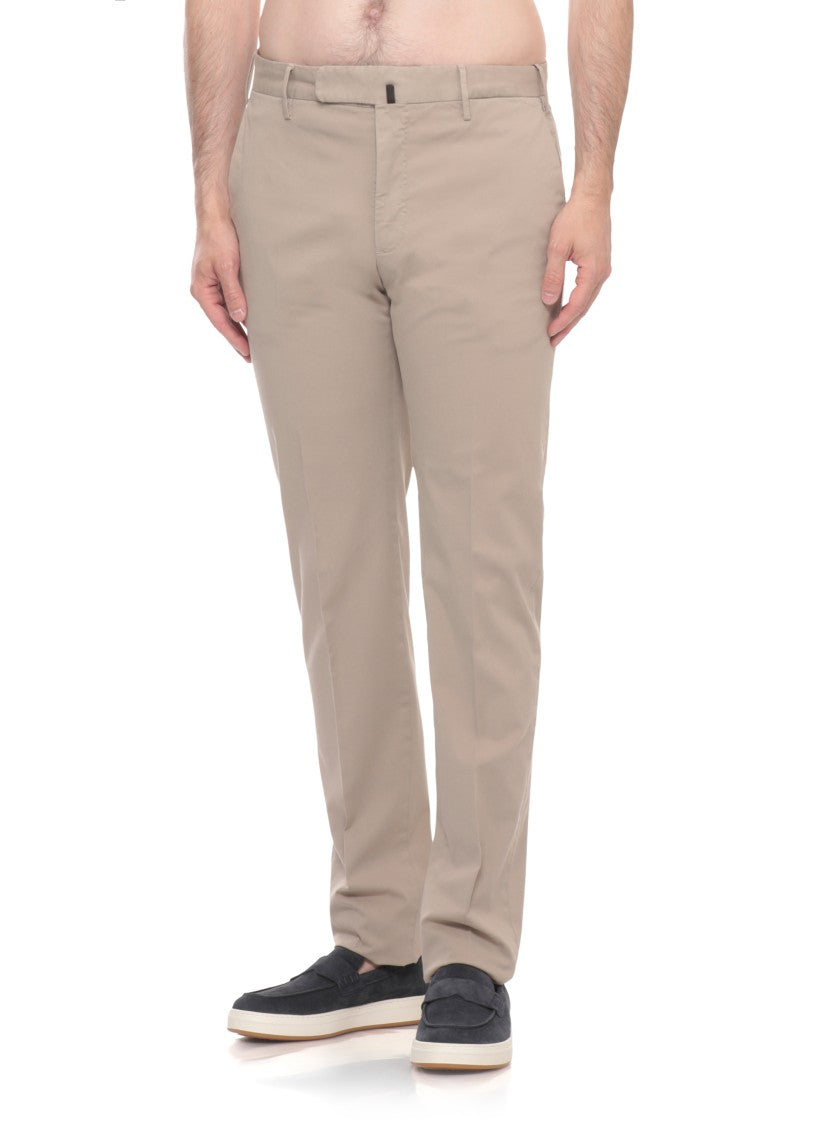 Incotex Beige Royal Batavia Cotton Formal Pants