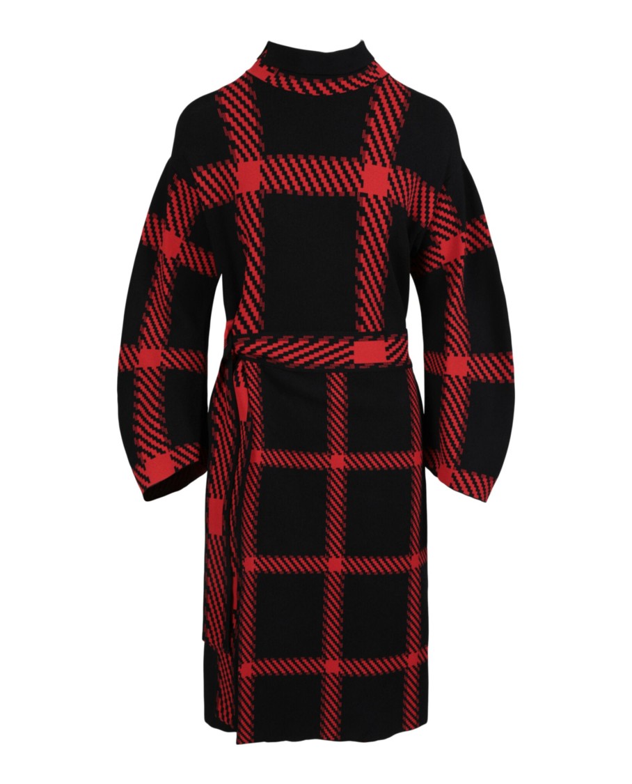 Stella Mccartney Check Print Belted Dress