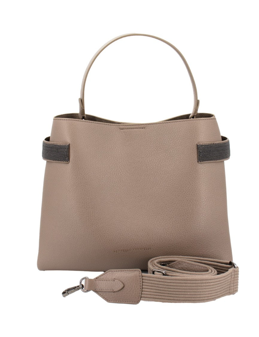 Brunello Cucinelli Calfskin Leather Bag