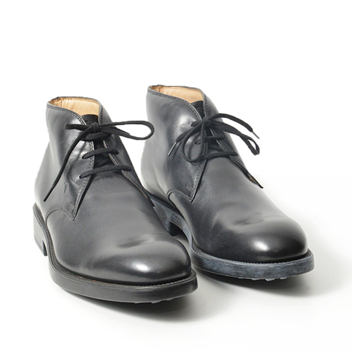 Tod's Black Leather Ankle Boots