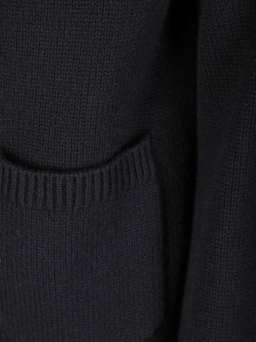 Lisa Yang Knitted Cashmere Cardigan With V-Neck And Button Closure