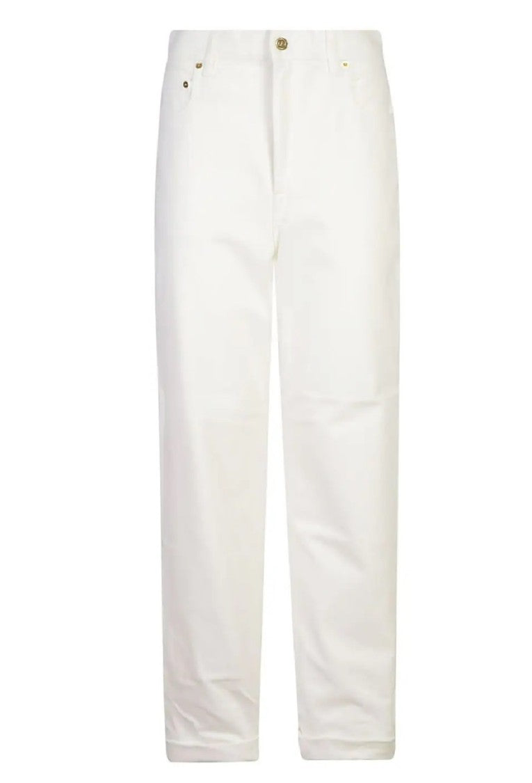 Golden Goose High-Waist Straight-Leg Bull Denim Trousers