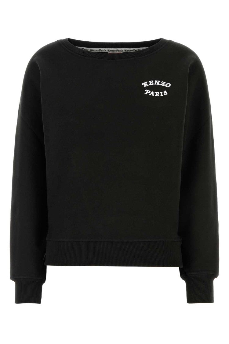 Kenzo Black Cotton Sweatshirt