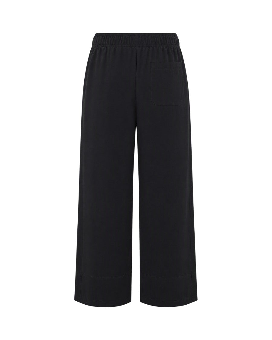 Our Legacy Black Night Crow Wide-Leg Straight-Leg Drape Twill Pants