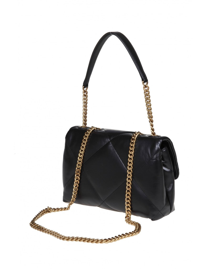 Tory Burch Kira Small Diamond Quilted Black Color