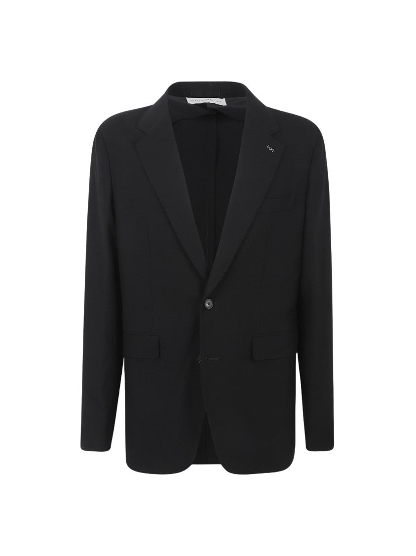 Givenchy Tailored Black Wool Blazer With Notched Lapels