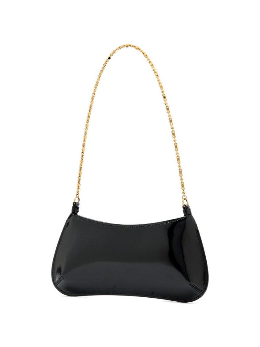Jacquemus Black Compact Chain Strap Zip Bag