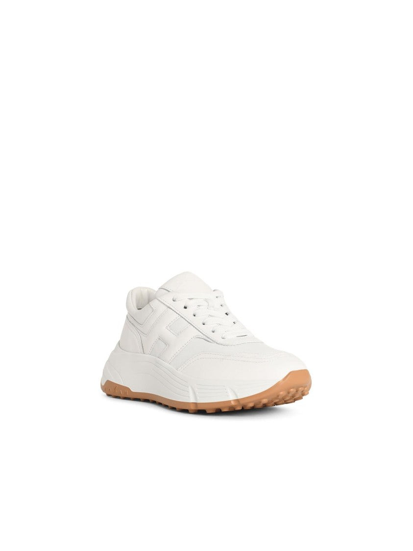 Hogan 'Hi-Fi' White Leather Sneakers