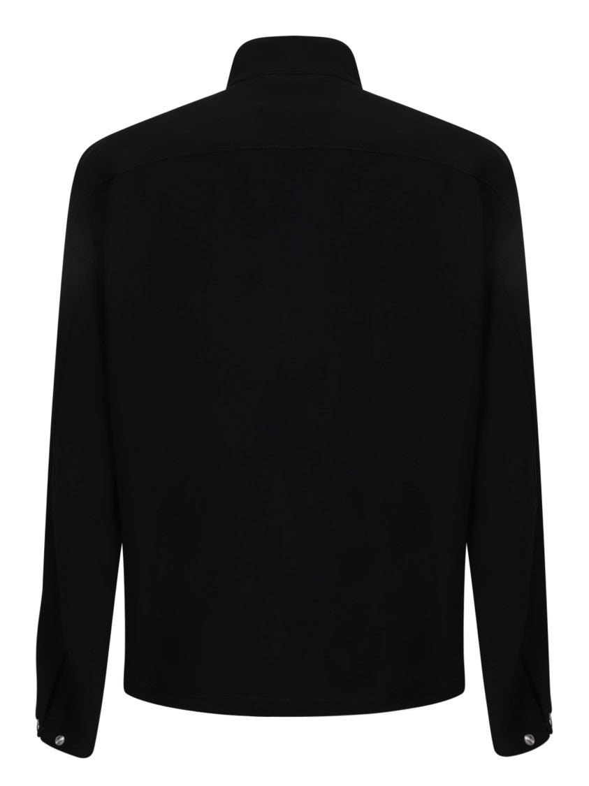 Alexander Mcqueen Black High-Neck Jacket