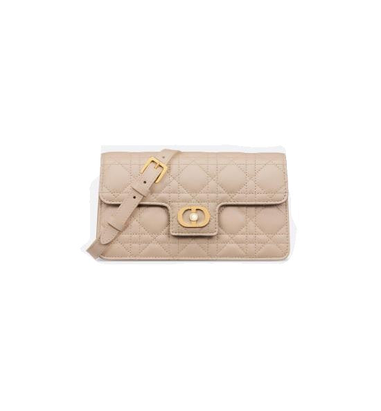 Dior Quilted Lambskin Tote Bag With Gold-Tone Closure