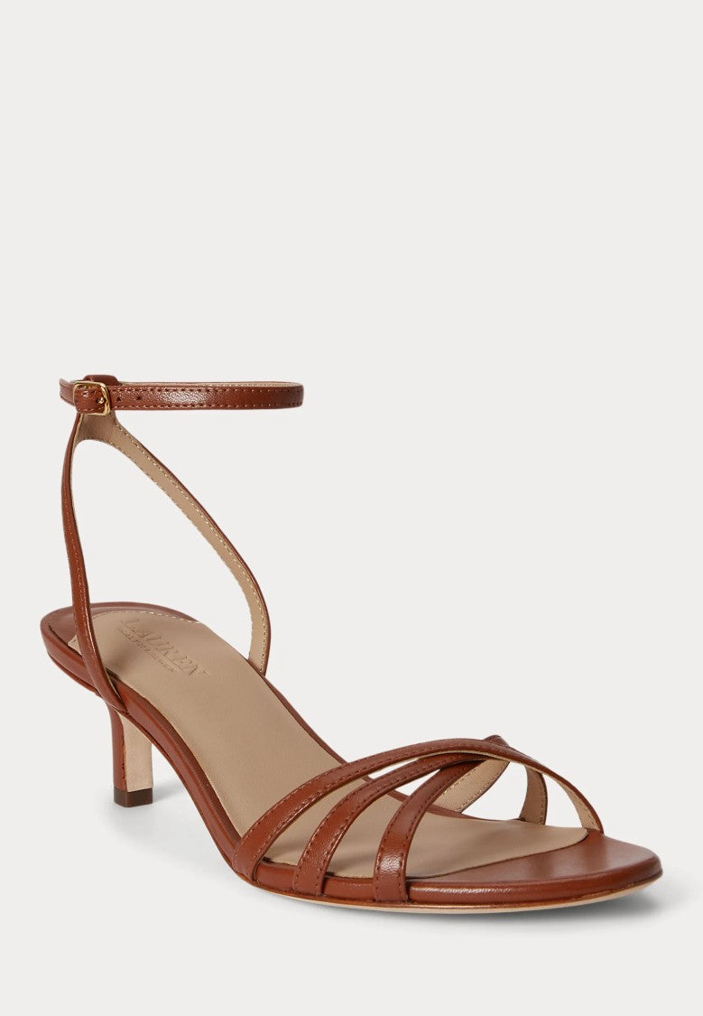 Lauren Ralph Lauren Crisscross Sandal With Slim Ankle Strap