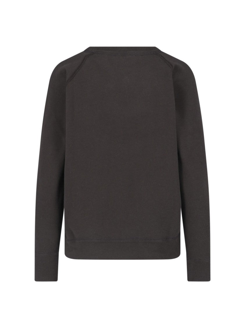 Isabel Marant Étoile Black Milly Cotton Crewneck Sweatshirt