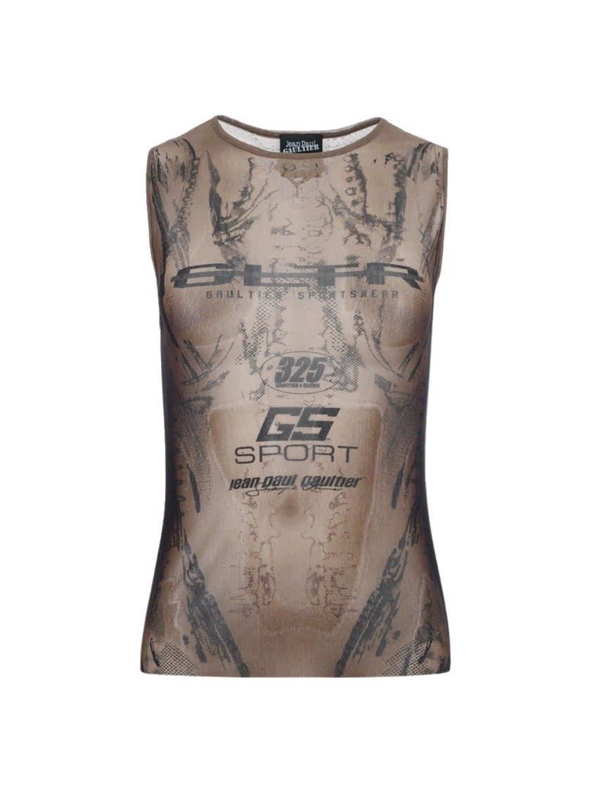 Jean Paul Gaultier Mesh Tank Top
