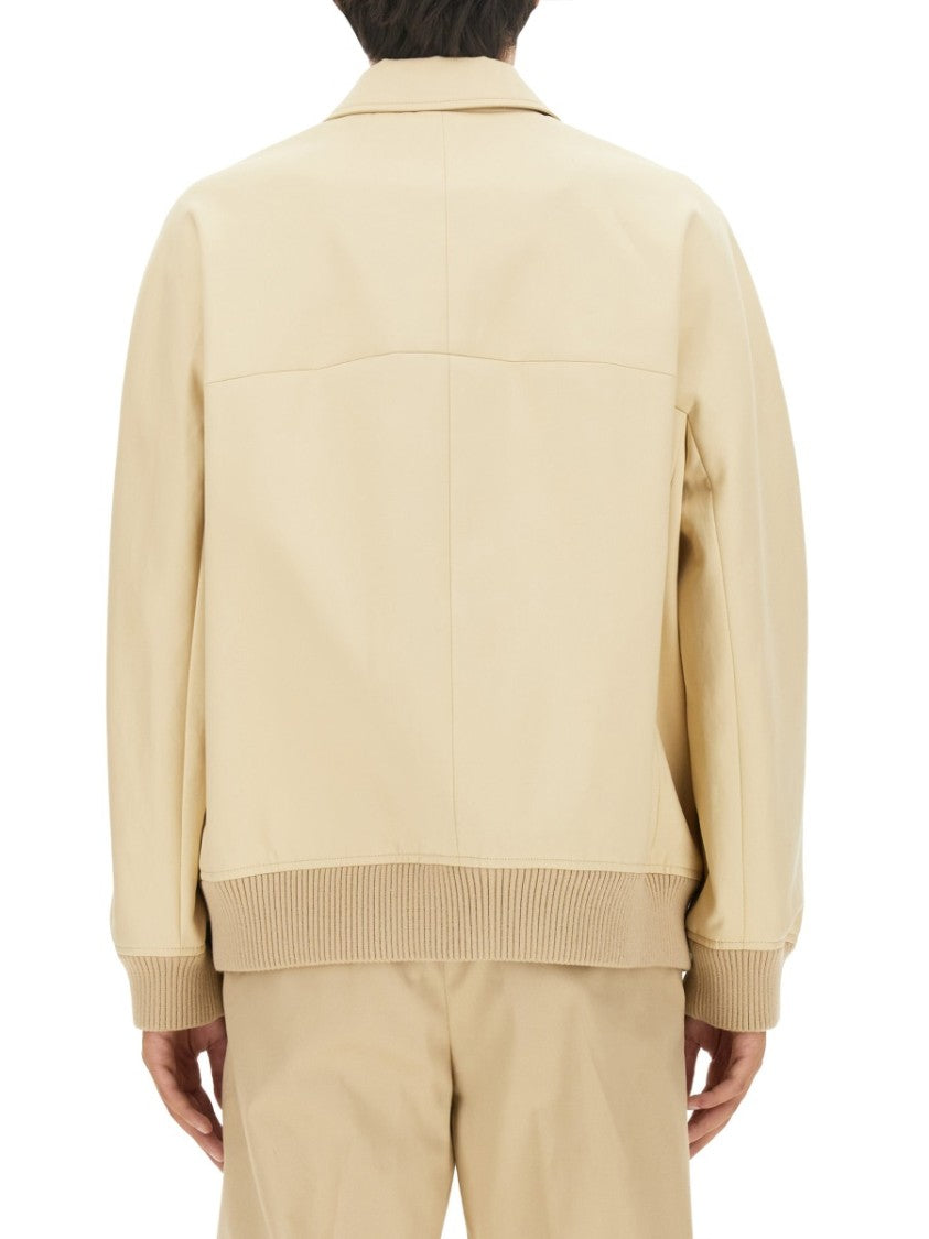 Lanvin Button-Up Oversized Jacket With Design