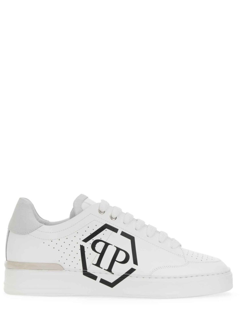 Philipp Plein High-Quality Cow Leather Sneakers With Logo
