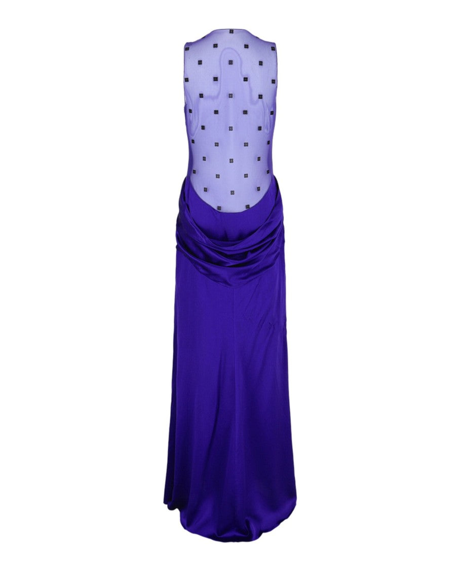 Givenchy Sheer Tulle Back Gown
