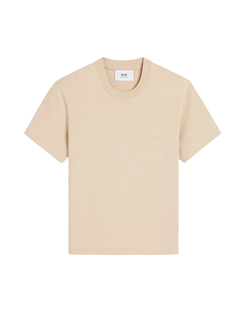 Ami Paris Short-Sleeved Crew Neck T-Shirt