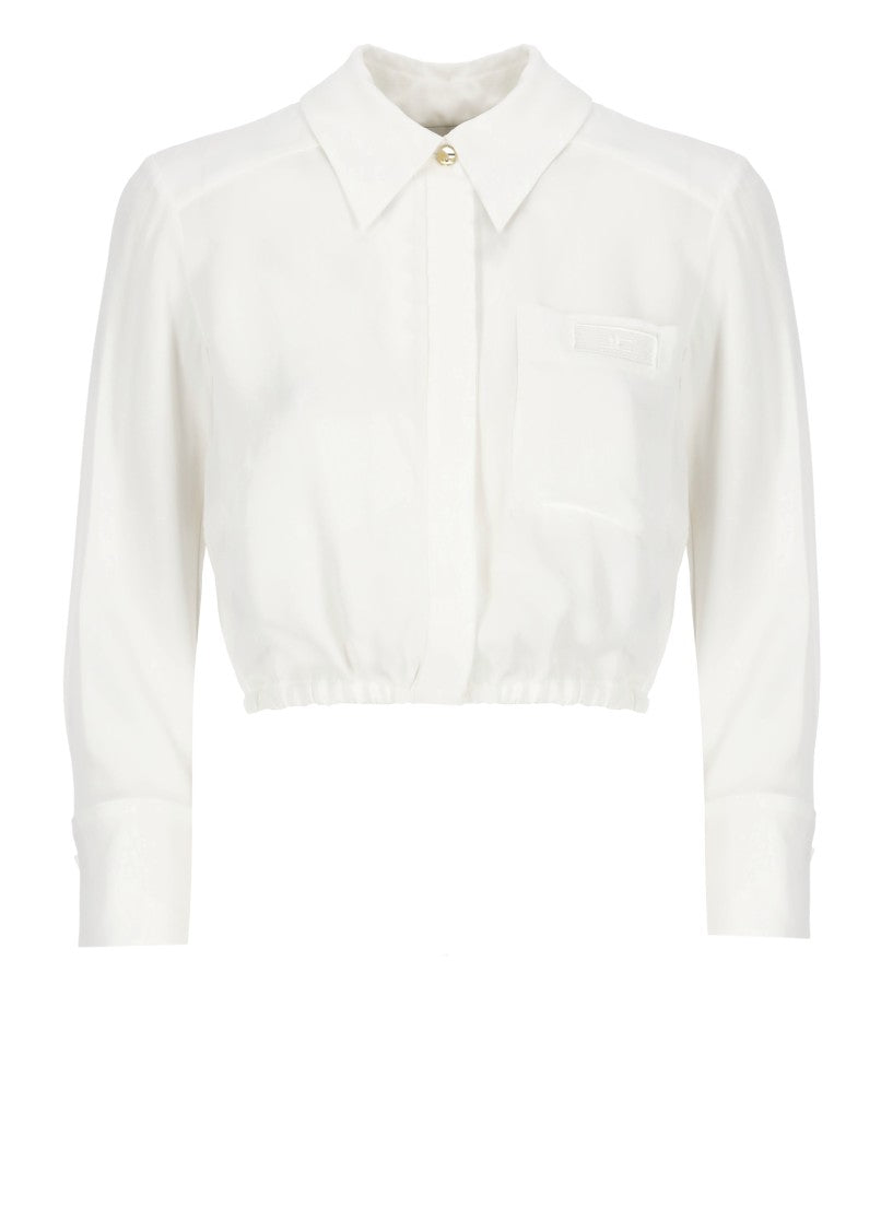 Elisabetta Franchi White Viscose Shirt