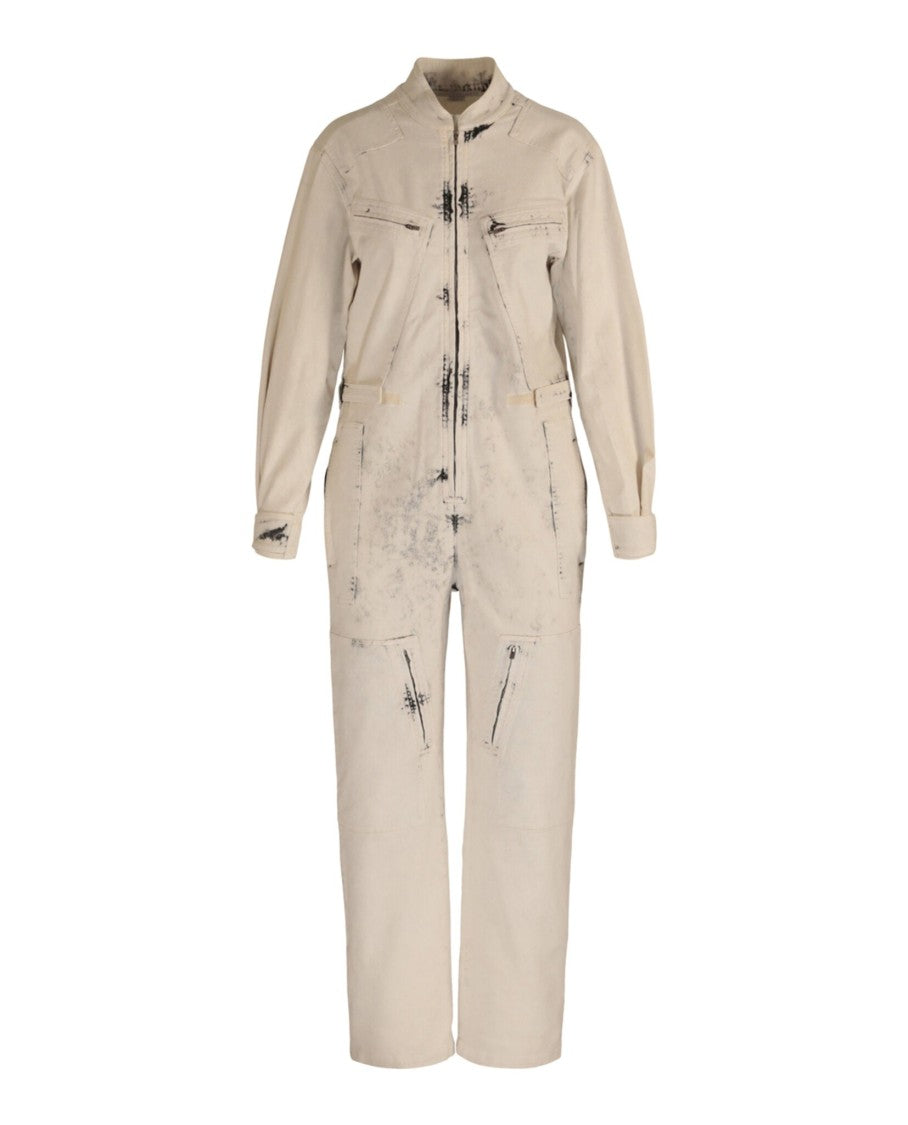 Stella Mccartney Bleached Denim Jumpsuit