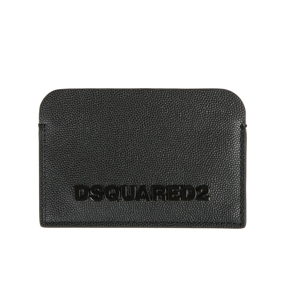 Dsquared2 Textured Calf Leather Wallet With Embossed Logo
