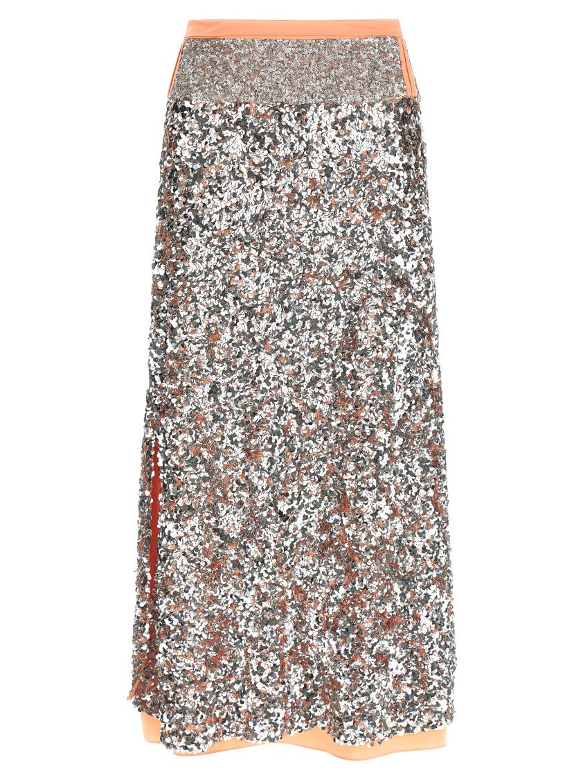 Paco Rabanne Flared Midi Skirt