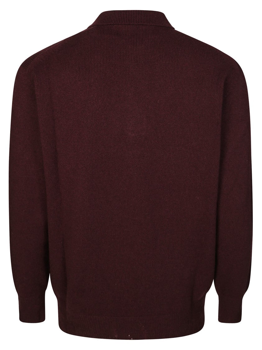 Amaranto Timeless Polo Shirt With Traditional Collar