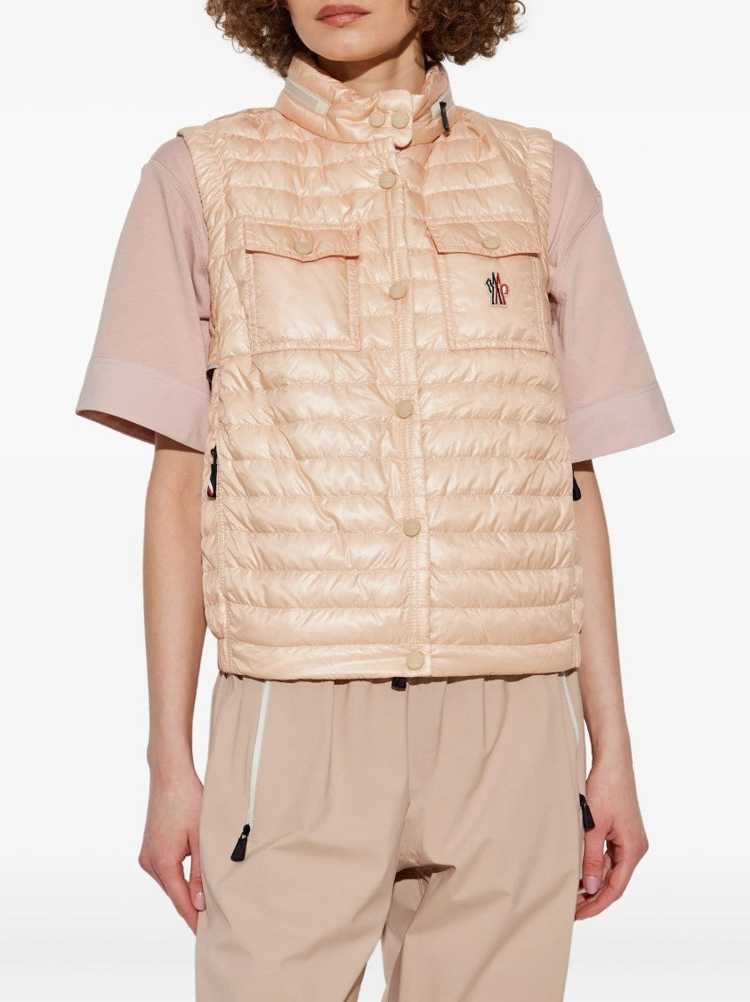 Moncler Grenoble Black Gumiane Quilted Sportswear Vest