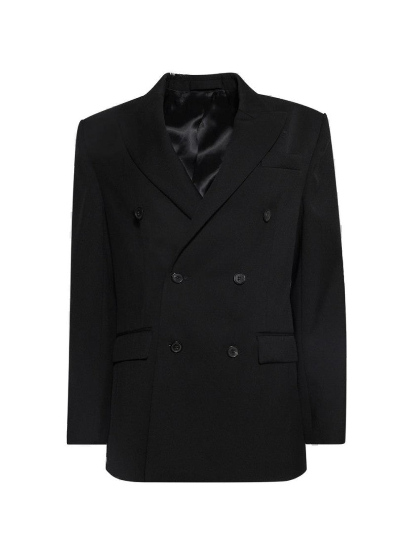 Wardrobe.Nyc Double Breasted Blazer Black