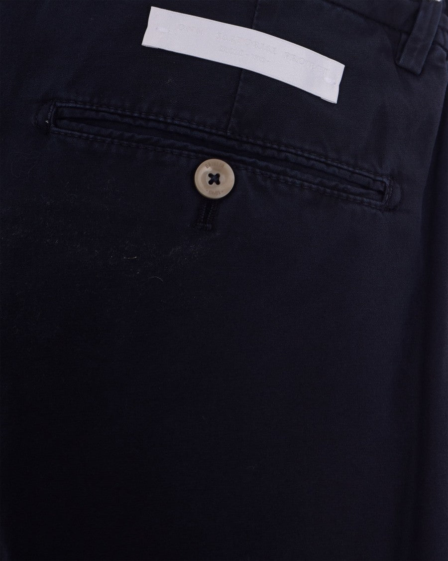 Briglia Navy Blue Portobello D Chino Pants