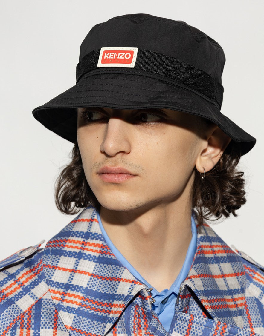 Kenzo Bob Jungle Logo Bucket Hat