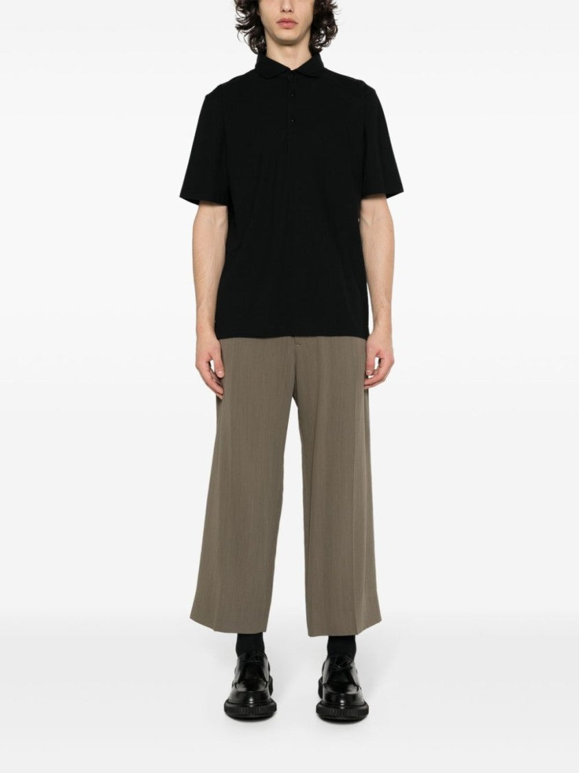 Lardini Black Polo Shirt