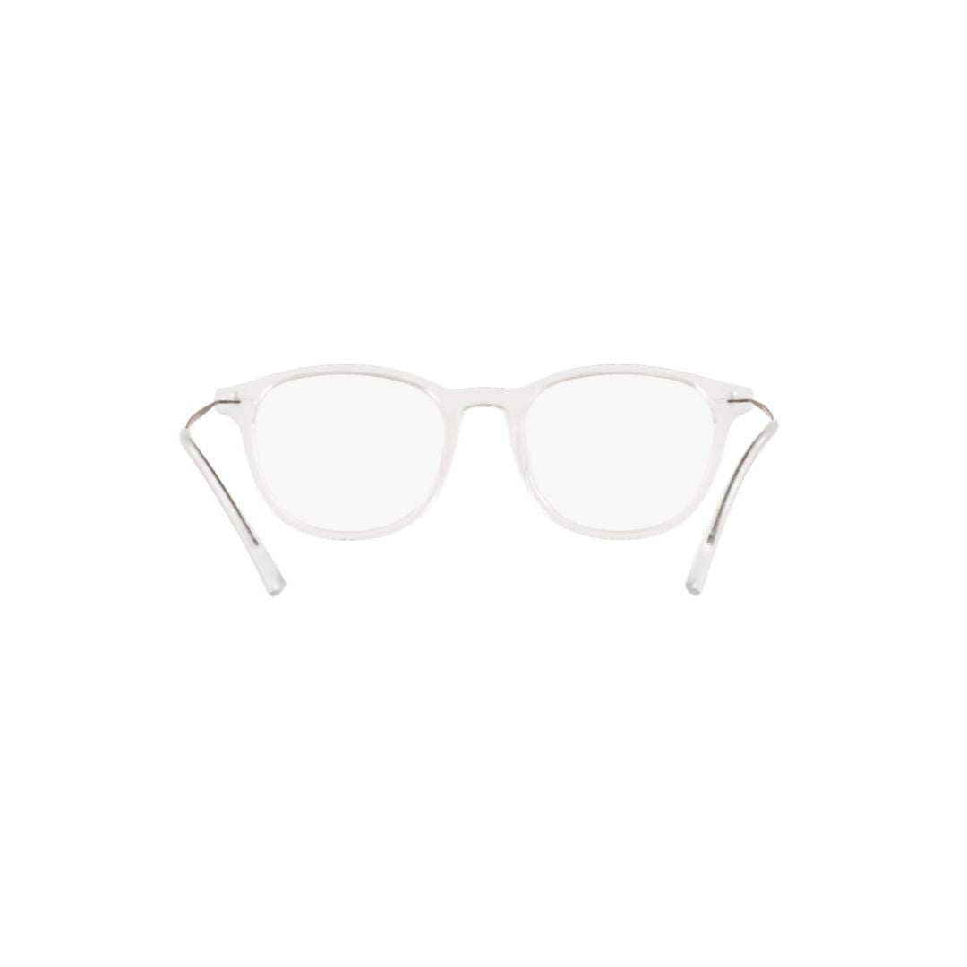 Starck 3060 Vista Transparent Propionate Frame Eyeglasses With Thin Metallic Temples
