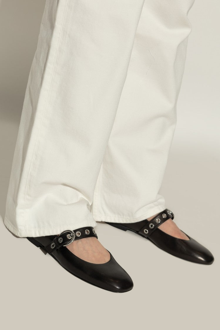 Stuart Weitzman Mary Jane'" Ballerina Flats