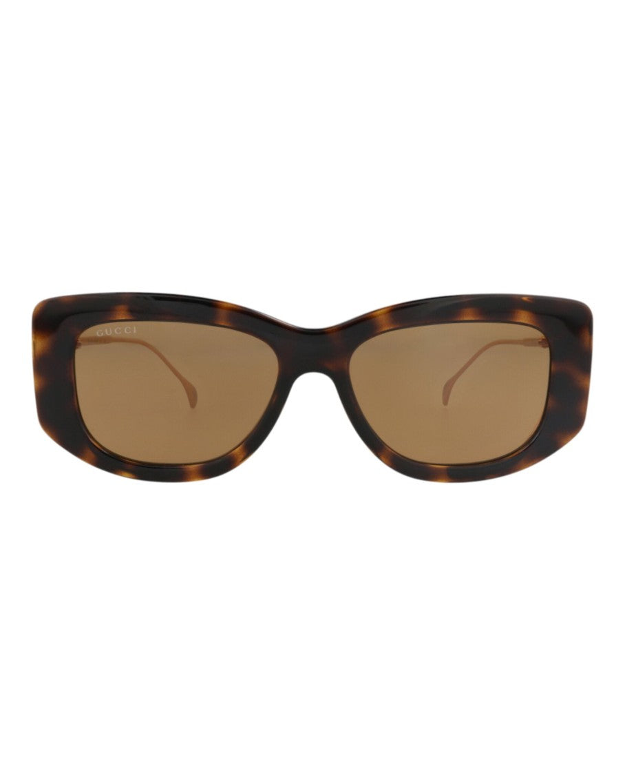 Gucci Square-Frame Injection Sunglasses