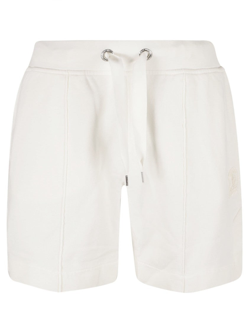Parajumpers Relaxed Fit White Shorts With Drawstring Waist